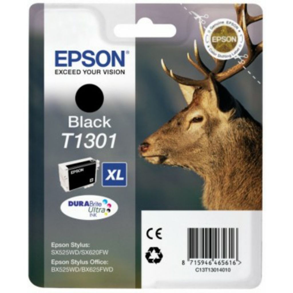 Epson T1301 - 25.4 ml - Gre XL - Schwarz - Original