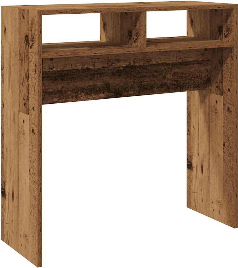 vidaXL Konsolentisch Altholz-Optik 78x30x80 cm Holzwerkstoff