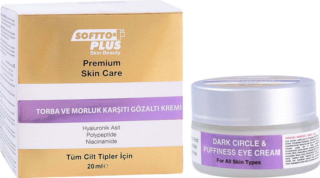 Softto+Plus Dark Circle & Puffiness Eye Cream - Gegen Augenringe & Schwellungen