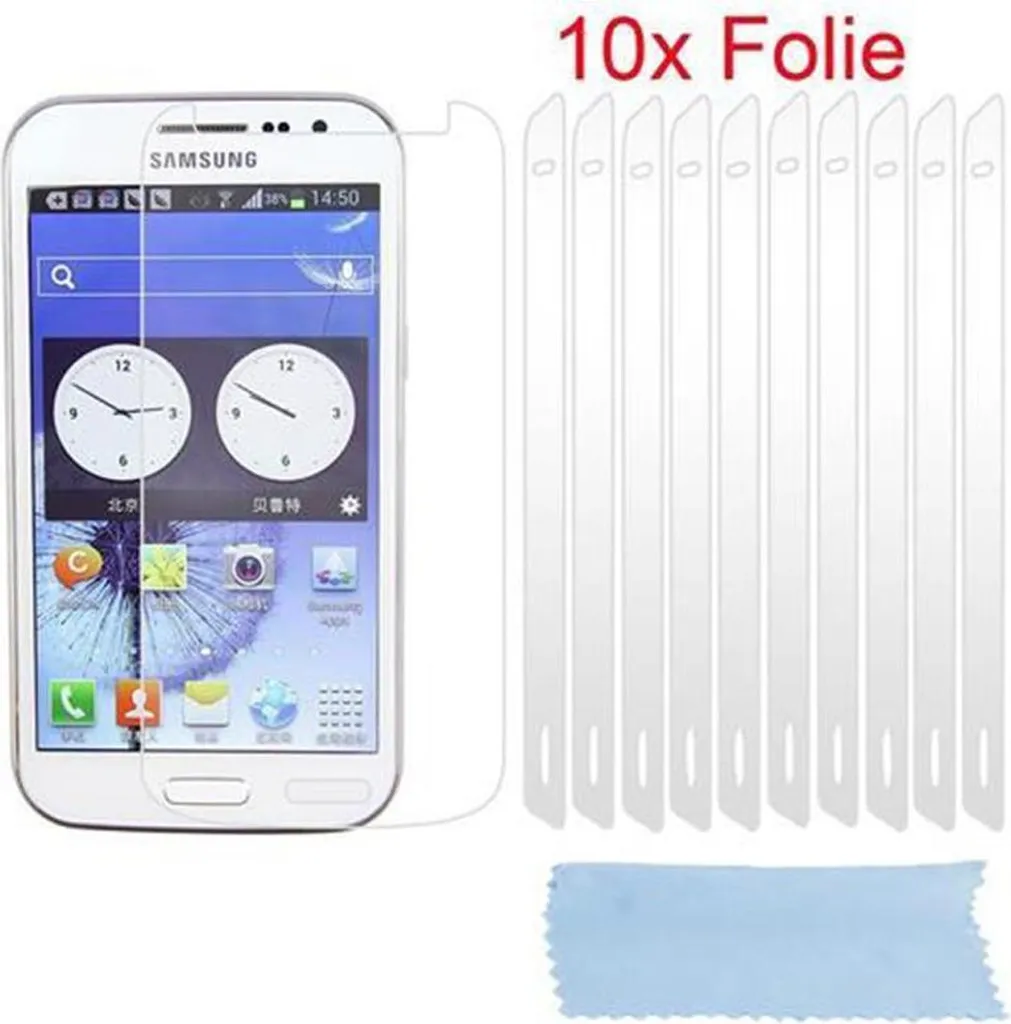Protezione Display Samsung Galaxy WIN: Set 10 Pellicole Cadorabo Bianco