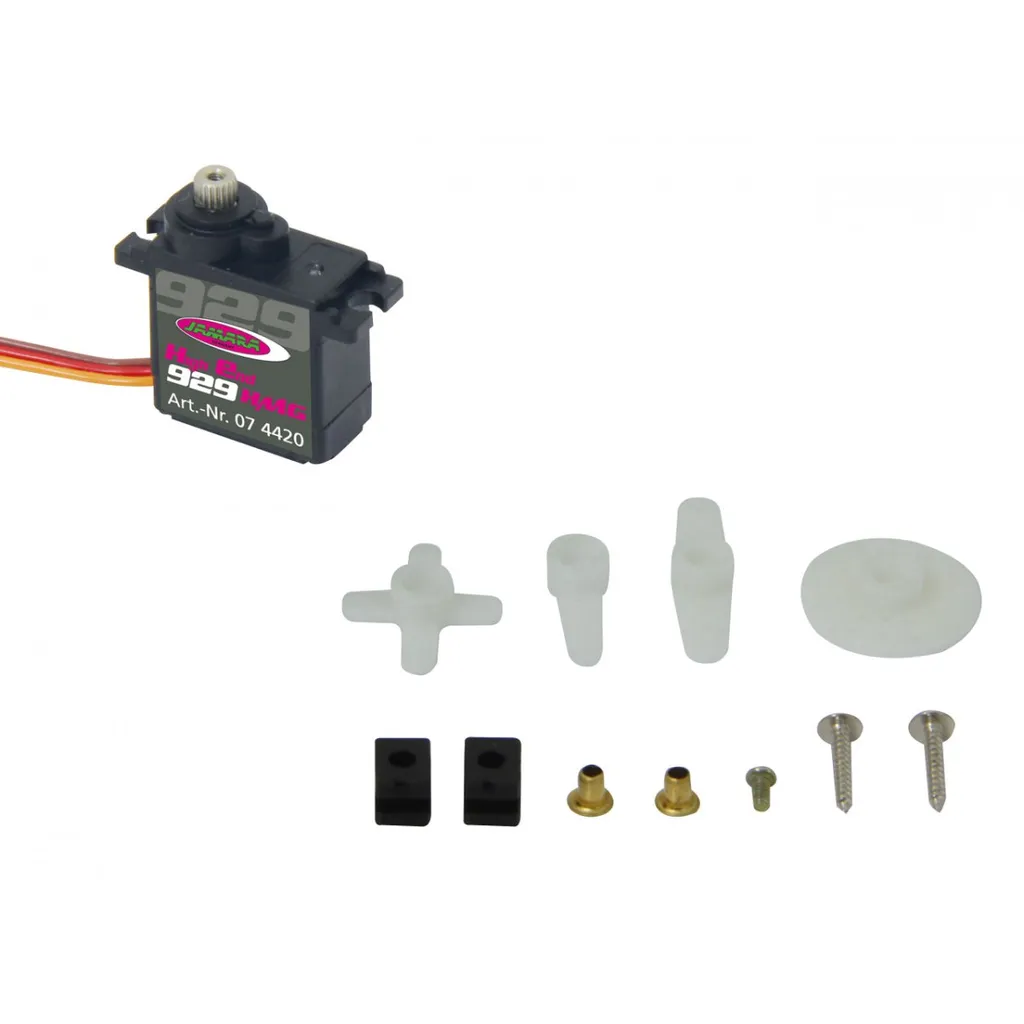 Servo Jamara 929HMG à couple élevé et pignons métal pour circuit RC