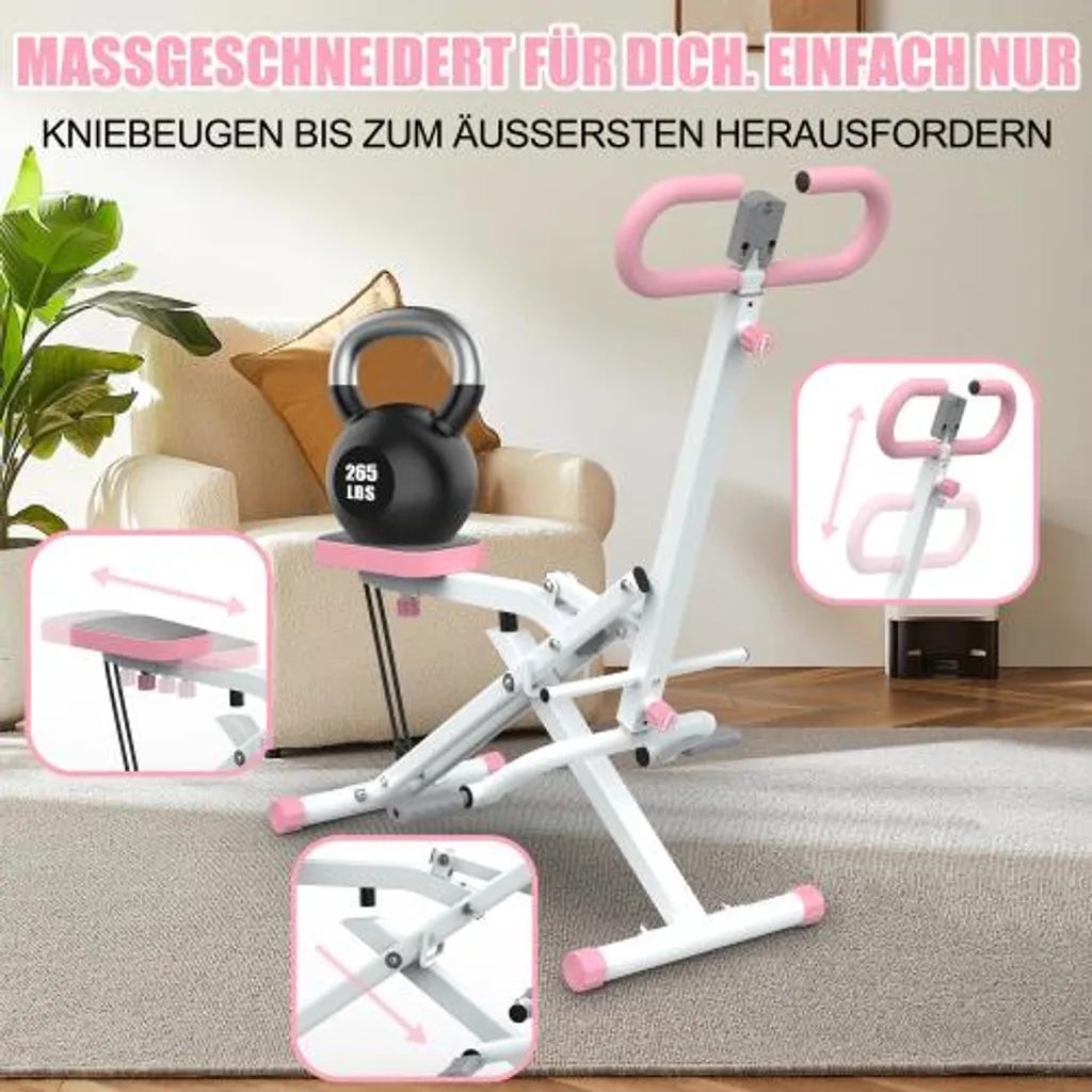 Squat Machine AIORBER Pliable à Résistance Variable pour la Maison - 6
