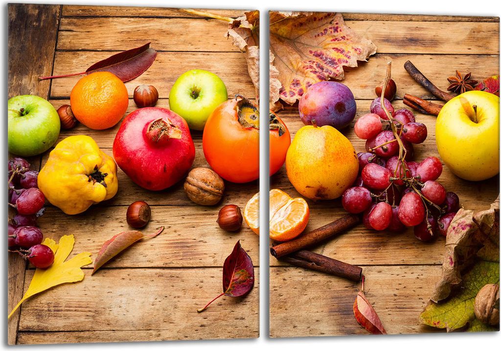 Glasschutzplatte für den Herd 2x40x52 Fruit