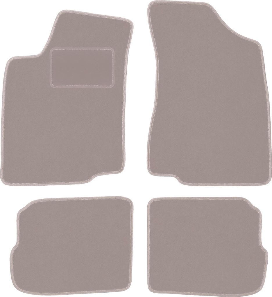 Velours-Autoteppiche für: Volkswagen Passat B4 Kombi, Limousine (1993-1997) Beige