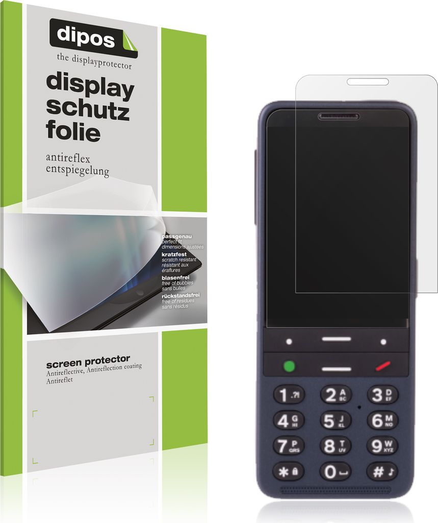 4x Schutzfolie für Blindshell Classic 3 matt Displayschutzfolie Folie Display Schutz dipos