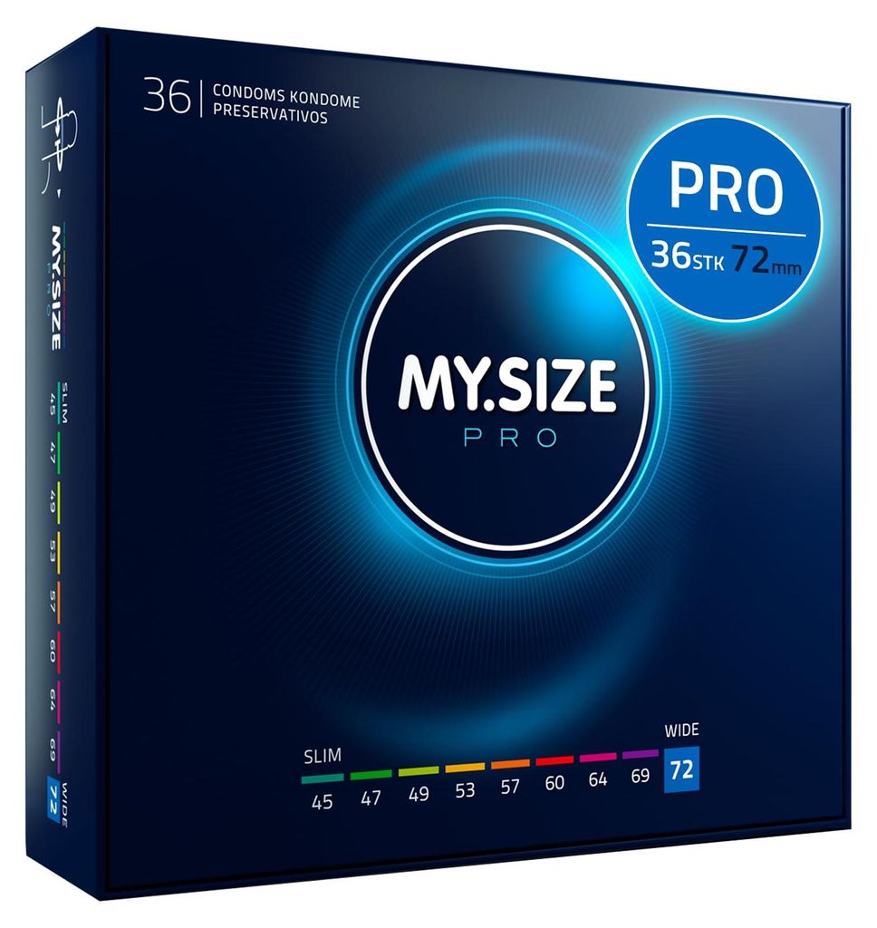 Kondómy MY.SIZE Pro 72 mm - 36 kusov Obrázok produktu 