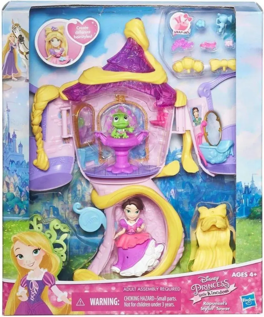 Château Raiponce Little Kingdom B5837 : Jeu de Mode Compact et Créatif