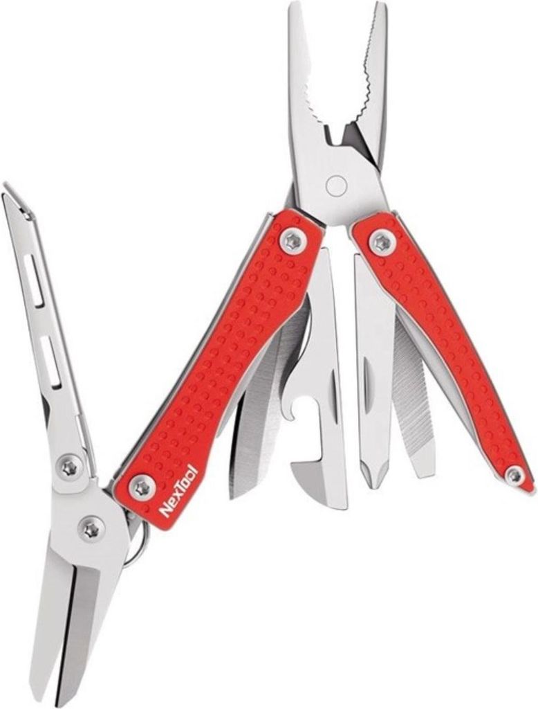 NEXTOOL NXT NE20051 - Multitool Mini Flagship 10-in-1 rot Obrázek produktu 