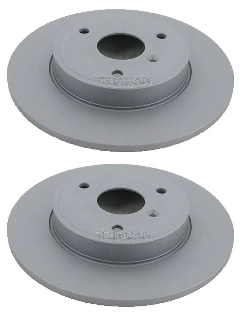 Fini les Vibrations : 2 Disques de Frein TRISCAN pour SMART FORTWO 451