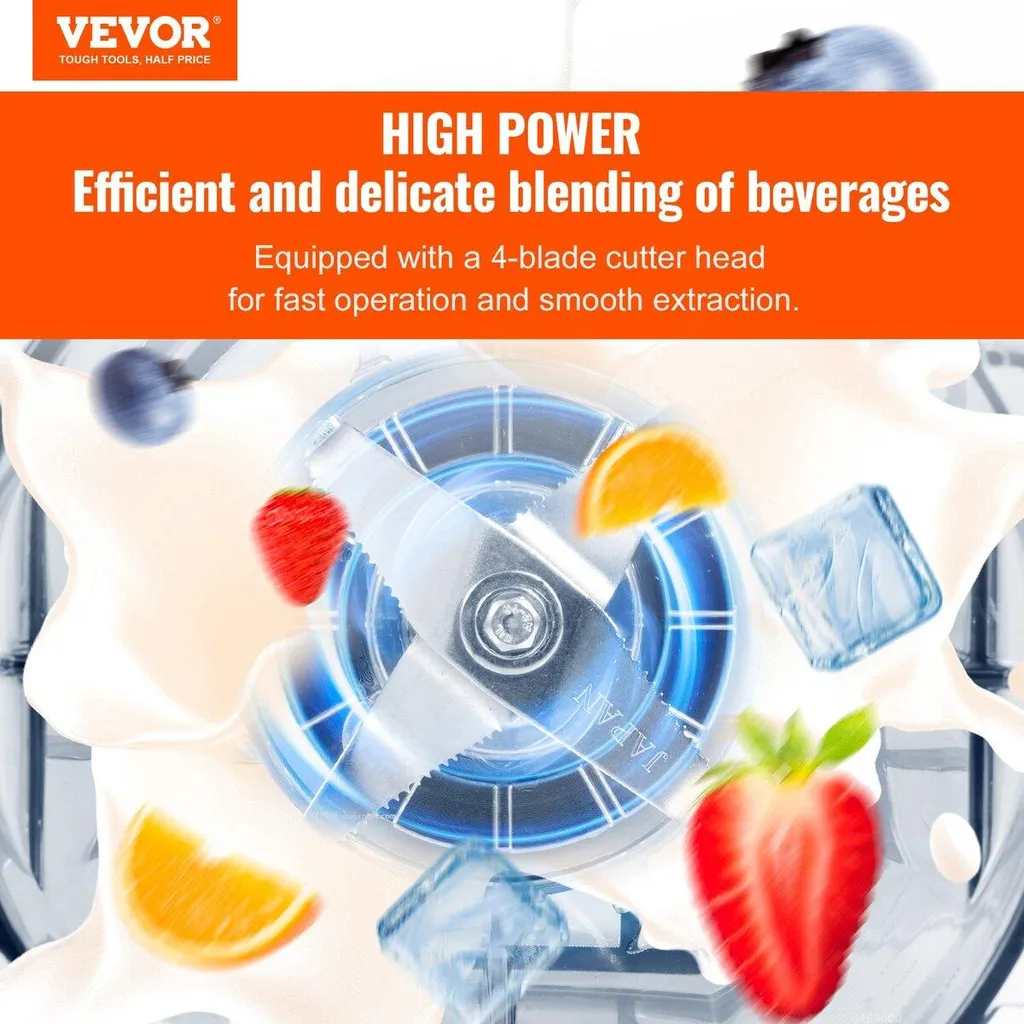 Mixeur professionnel pour smoothies et préparations saines de 2L
