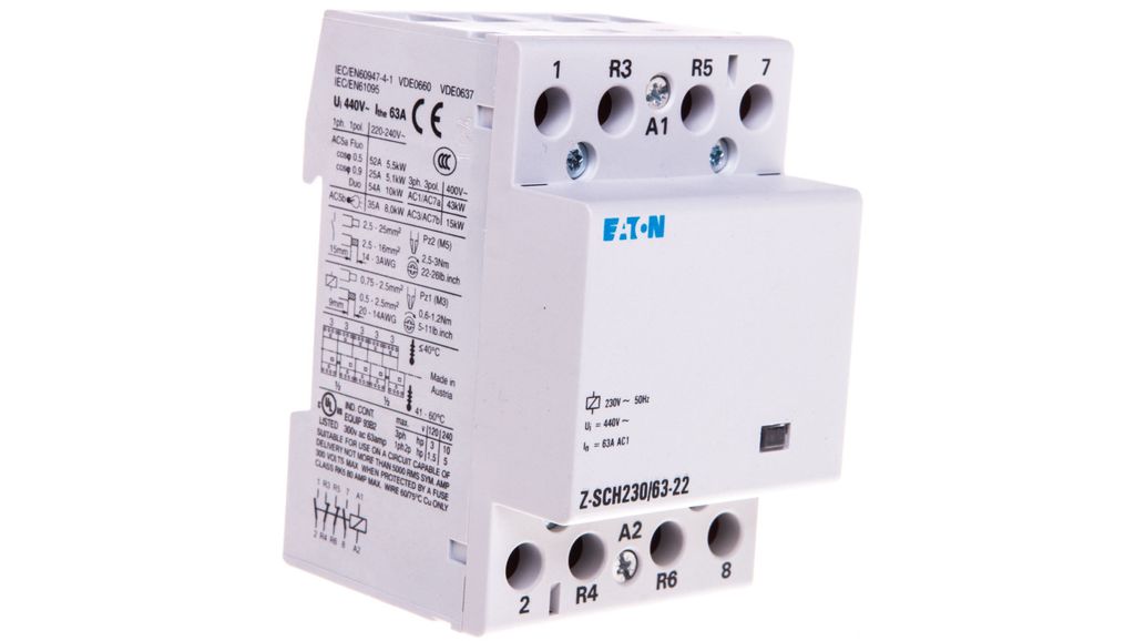 Inštalačný stykač Z-SCH230/63-22 230VAC 63A 2S 2OE (248857) Obrázok produktu 