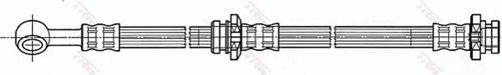 Flexible de frein hydraulique TRW PHD497 compatible avec Nissan Primera P11