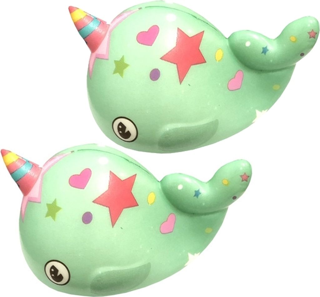 2 PCS TTPU1210 Farbdruckwal langsame Rebound Decompression Toy(Green)