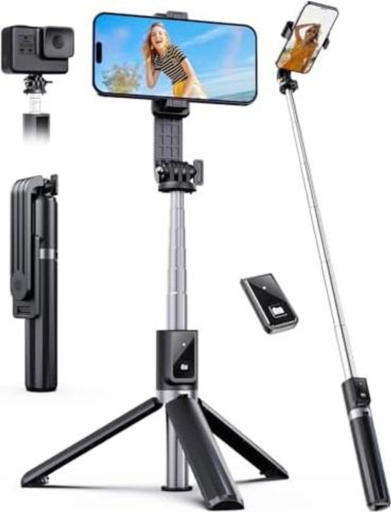 Selfie Stick Halter mit FernauslöSer, 360? Drehbarer Produktbild 
