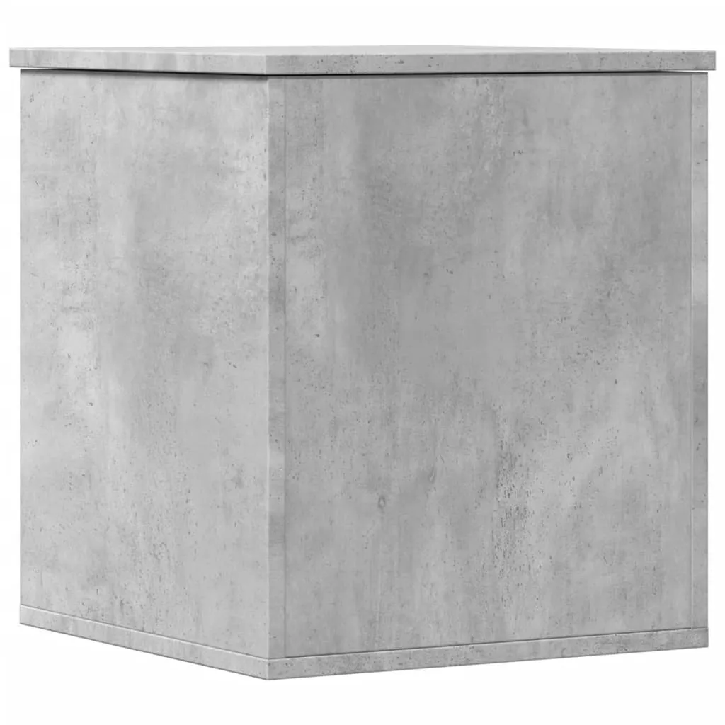 Baule vidaXL Grigio Cemento 40cm | Cassapanca per Giochi e Copertine