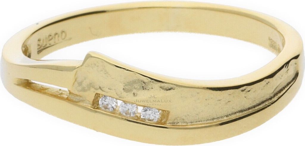 JuwelmaLux Ring 333 Gold mit Zirkonia JL20-07-0006 Größe 54