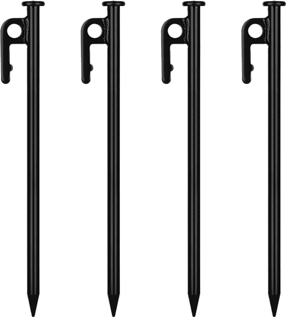 4Pcs Outdoor Zelt Boden Nagel Stahl Nagel Camping Decke Zubehör Boden Nagel 30cm