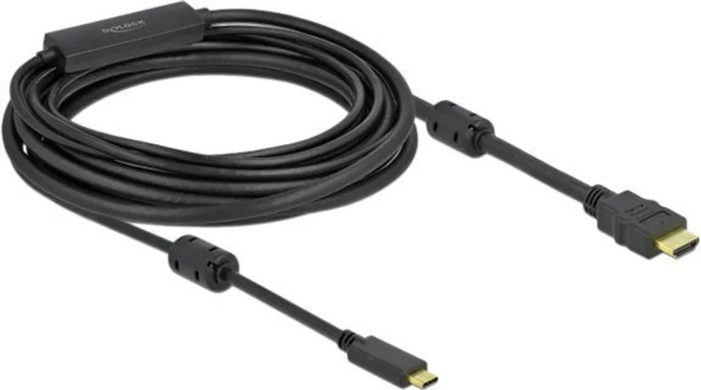 Cavo HDMI USB-C Attivo 7 Metri Delock 85973 | 4K 60Hz per Installatori