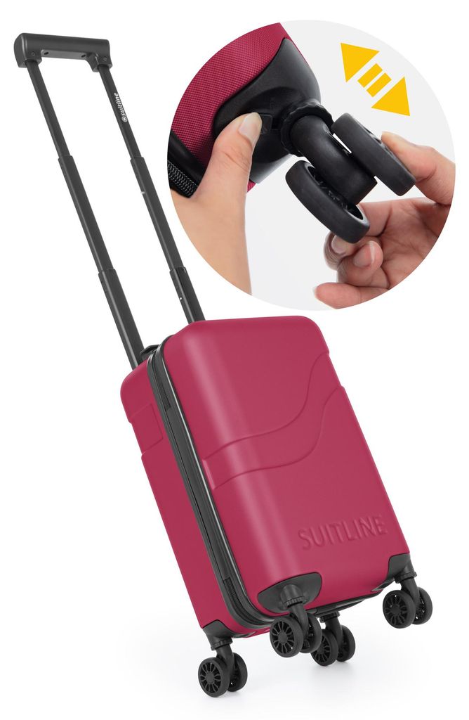 Suitline Clix-Lite - petite valise à roulettes amovibles, Image du produit 