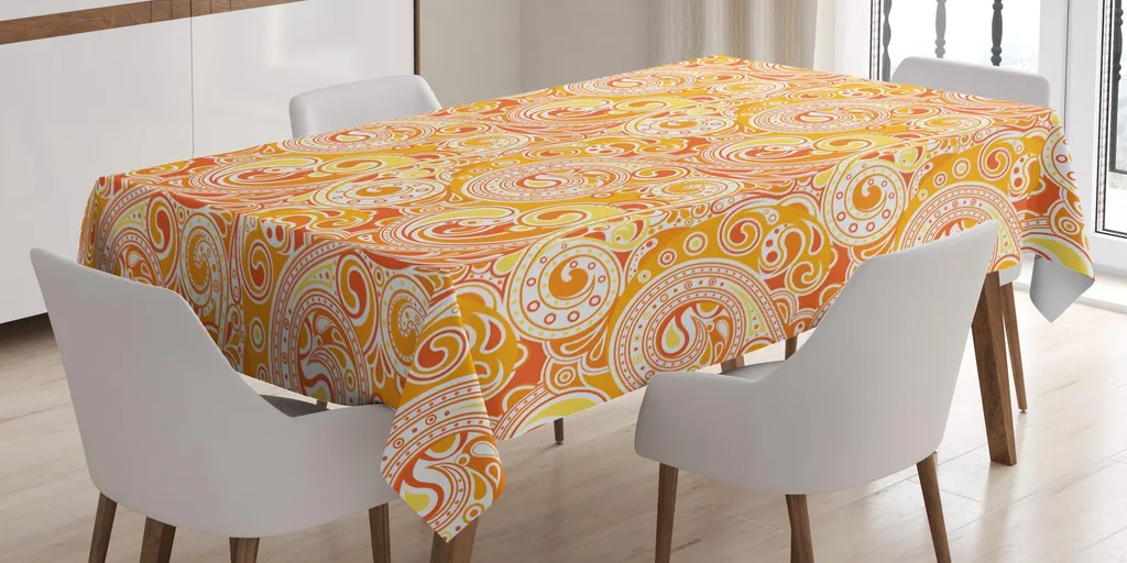 Idea Regalo Casa: Tovaglia ABAKUHAUS Mandarine 140x240cm