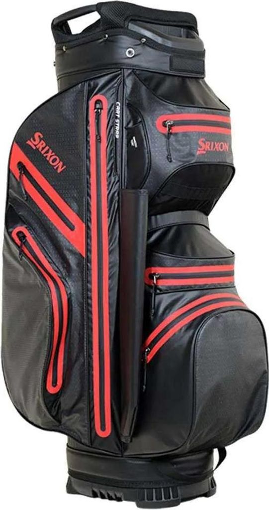 Srixon Weatherproof Cartbag - Wasserdichte Golftasche - Cartbag - Schwarz Rot