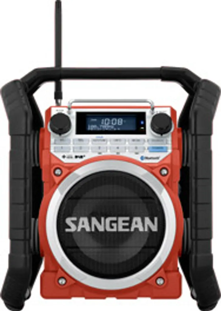 Poste de Radio de Chantier Numérique DAB+ Bluetooth Noir Haute Résistance