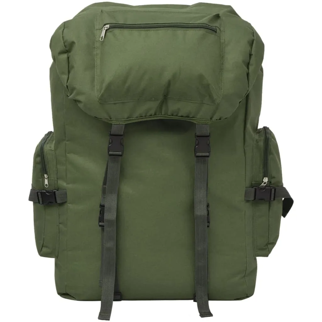 Zaino vidaXL 65 Litri Stile Militare Verde | Zaino Outdoor Idrorepellente