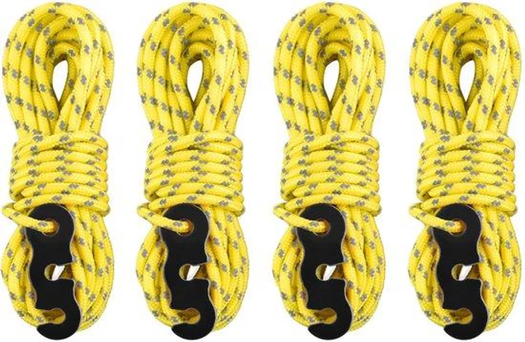 Corde paracorde pour fixer voile d'ombrage et tente camping 4m avec tendeur