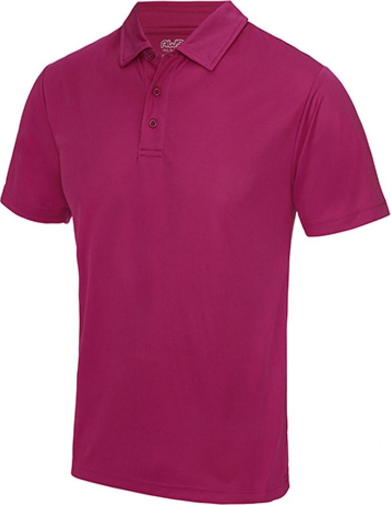 Just Cool JC040 | Cool Sport Poloshirt - Farbe: Hot Pink - Größe: M