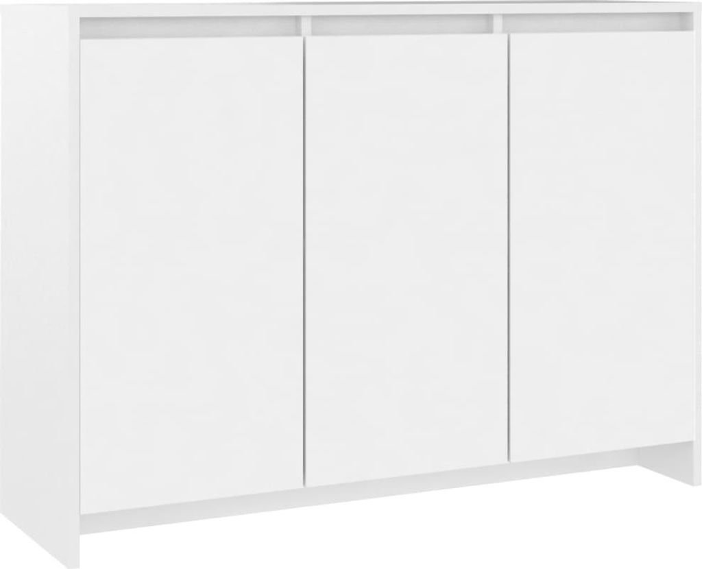 vidaXL Príborník biely 102x33x75 cm Materiál dreva Obrázok produktu 