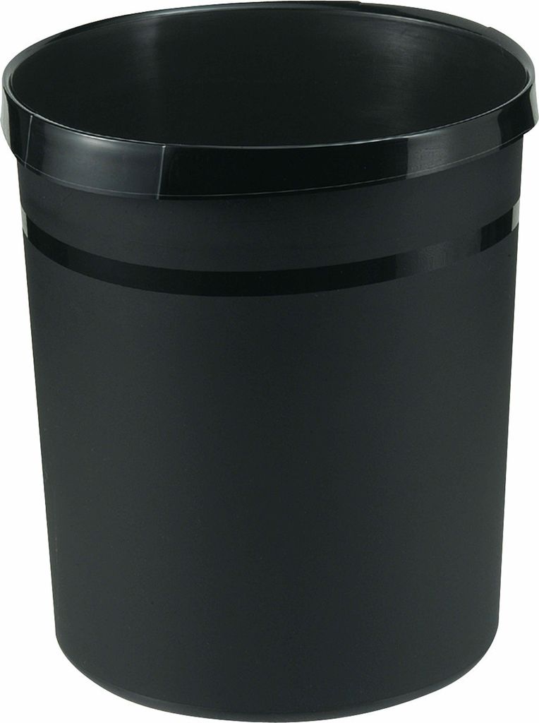 HAN Papierkorb GRIP 18 Liter rund schwarz Produktbild 