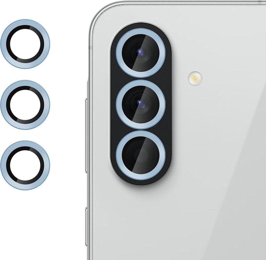 9H Kamera Schutzglas für Samsung Galaxy A37 / A57 5G Dünn Anti-Fingerprint Blau