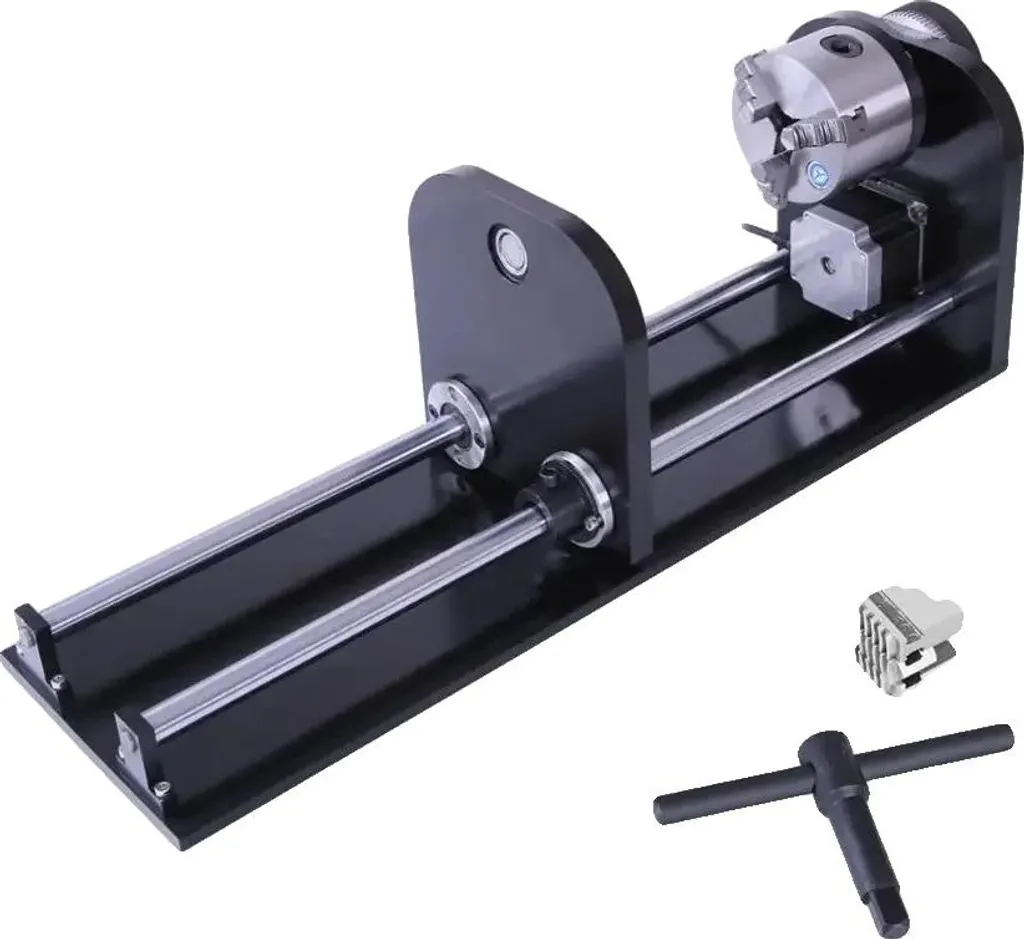 Accessoire axe rotatif couple élevé noir M pour gravure laser précise
