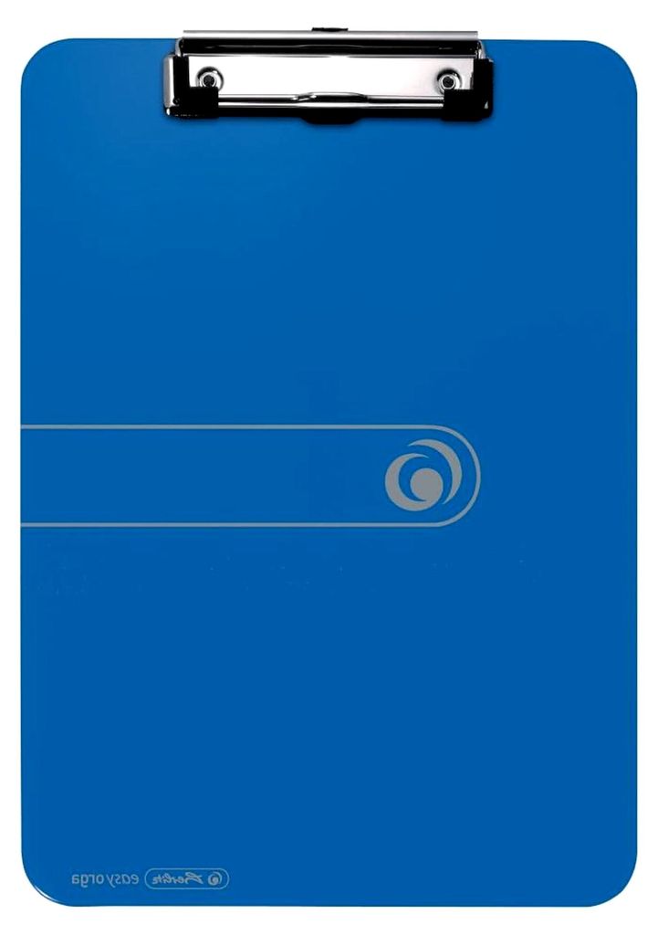 Klemmbrett A4, opak, blau mit Klemmmechanik
