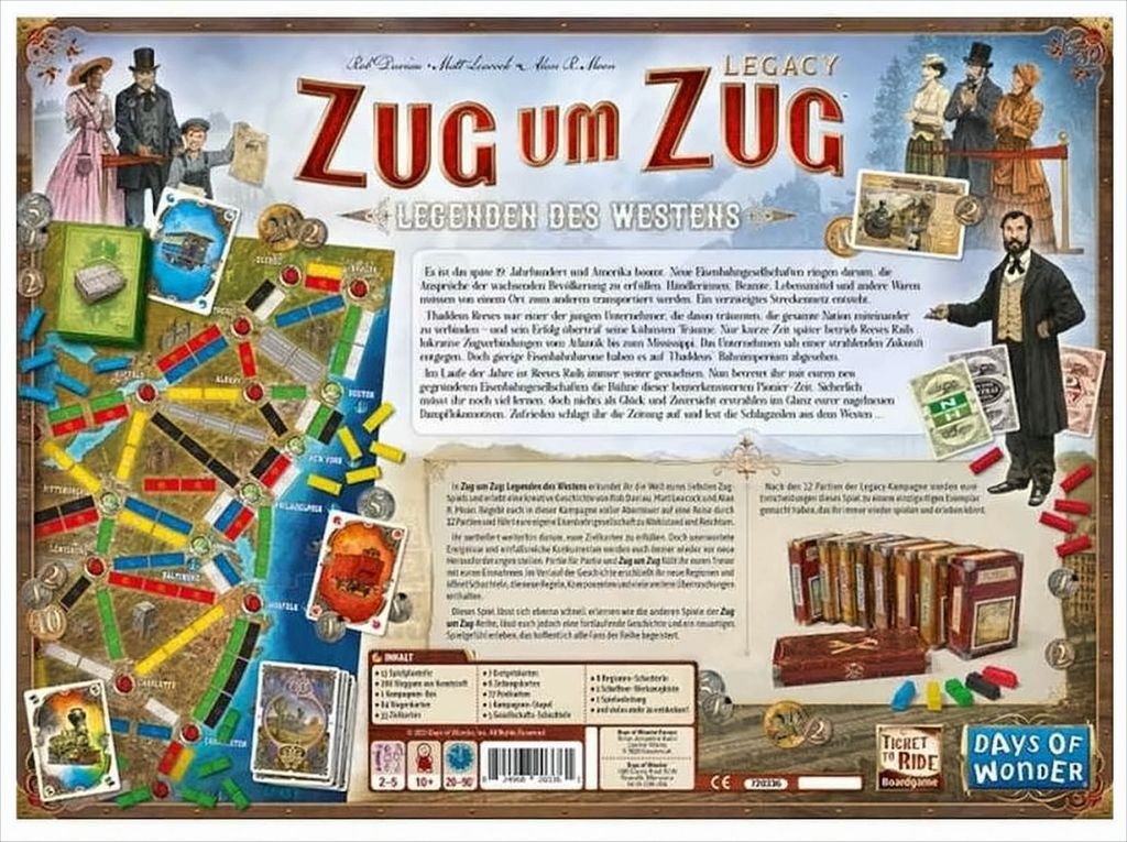 Zug um Zug Legacy: Legenden des Westens Produktbild 2