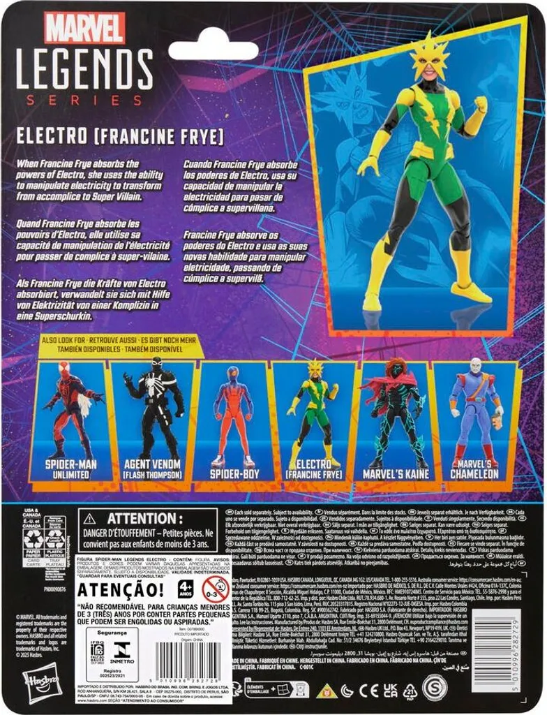 Figurine Spider-Man articulée 15 cm avec accessoires Electro Marvel - 9