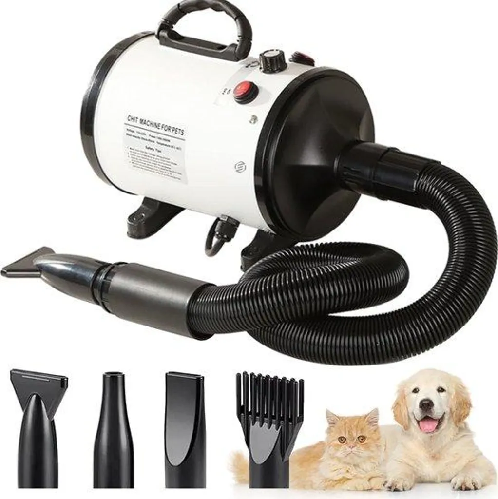 Tondeuse pour chien à eau ultra-silencieuse - Modèle Pro S3 Compact Noir
