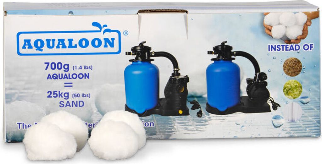 Aqualoon Filterbälle Filtermaterial Polyethylen 700g Ersatz Produktbild 