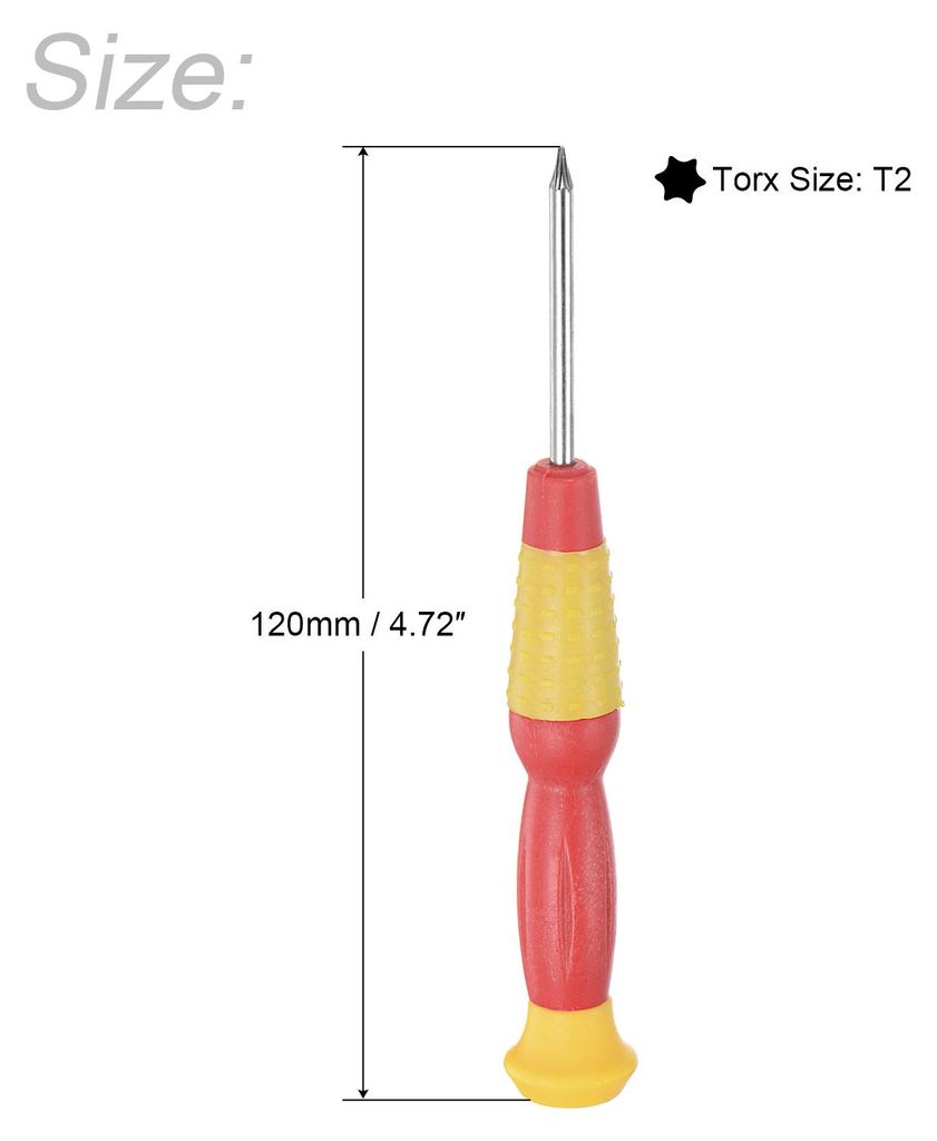 2 Stš¹ck Pr?zision Torx Schraubendreher T2 Stern Kopf fš¹r Uhren Brille Elektronik Reparatur