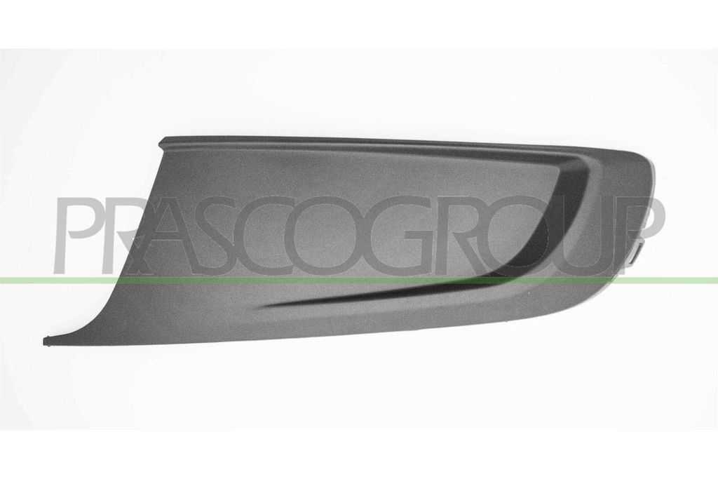 PRASCO Lüftungsgitter Grill Stoßfänger für VW Caddy III Kombi (2KB, 2KJ, 2CB, 2CJ) ohne Loch/Löcher für Nebellampen Schwarz