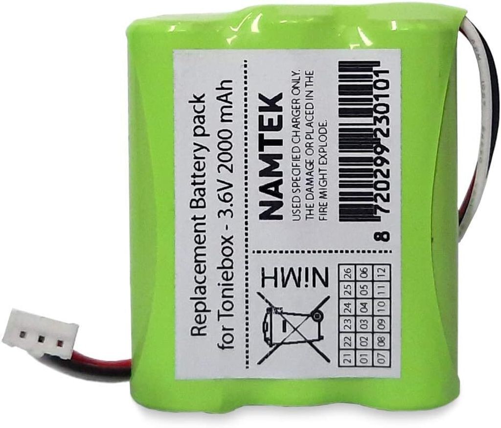 Namtek Ersatzakku - Toniebox Akku Ersatz 50AA5S - Akku-Pack für Toniebox/Ersatzbatterien Tonie Box Lautsprecher Boxen Speaker mit Einbauanleitung ...