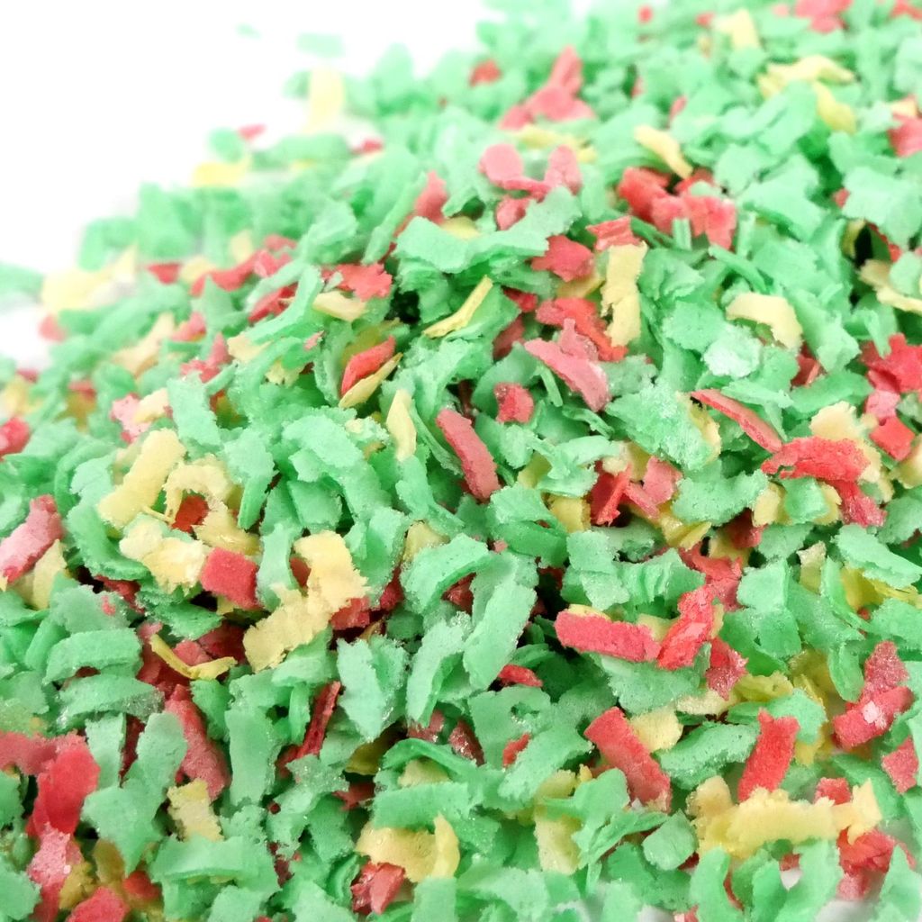 Streuselheld Schnippel Blumenwiese 30g Essbare Esspapier Flocken für frische Backideen & Sommer-Desserts