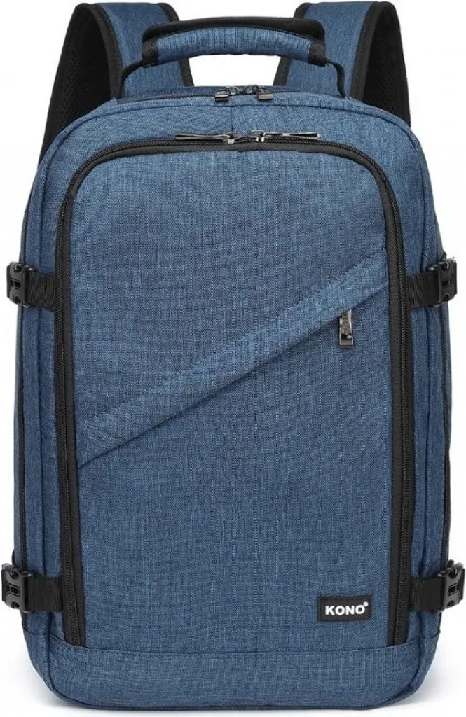 Bagage cabine bleu 40x20x25 cm sac à dos de voyage 20L Kono