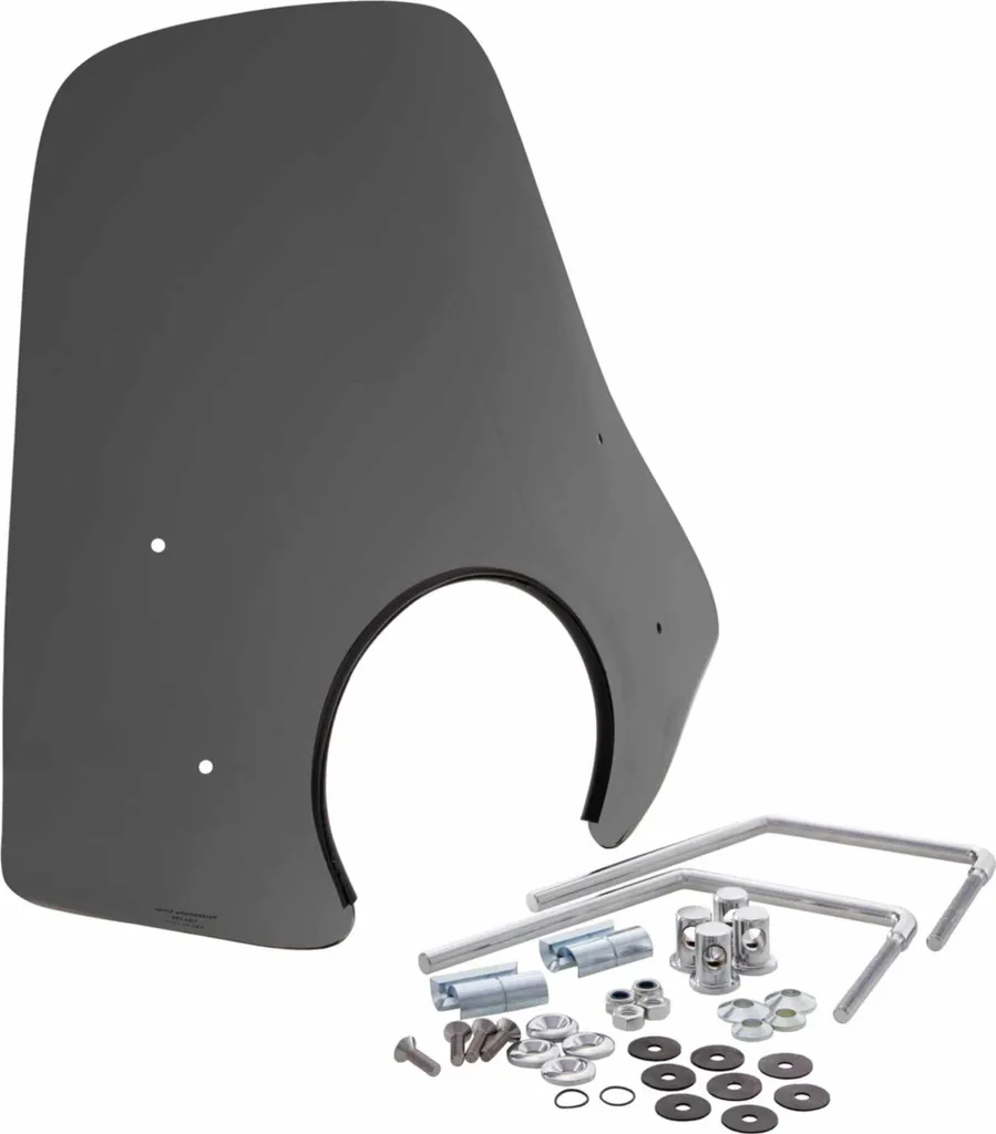 Saute-vent ERMAX Sport teinté 275x420 mm - Finition aérodynamique