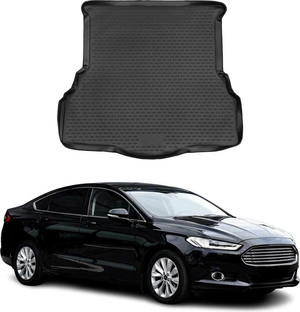 Kofferraumwanne für Ford Mondeo mk5 Limo 2014-2022 Gummi TPE Schwarz