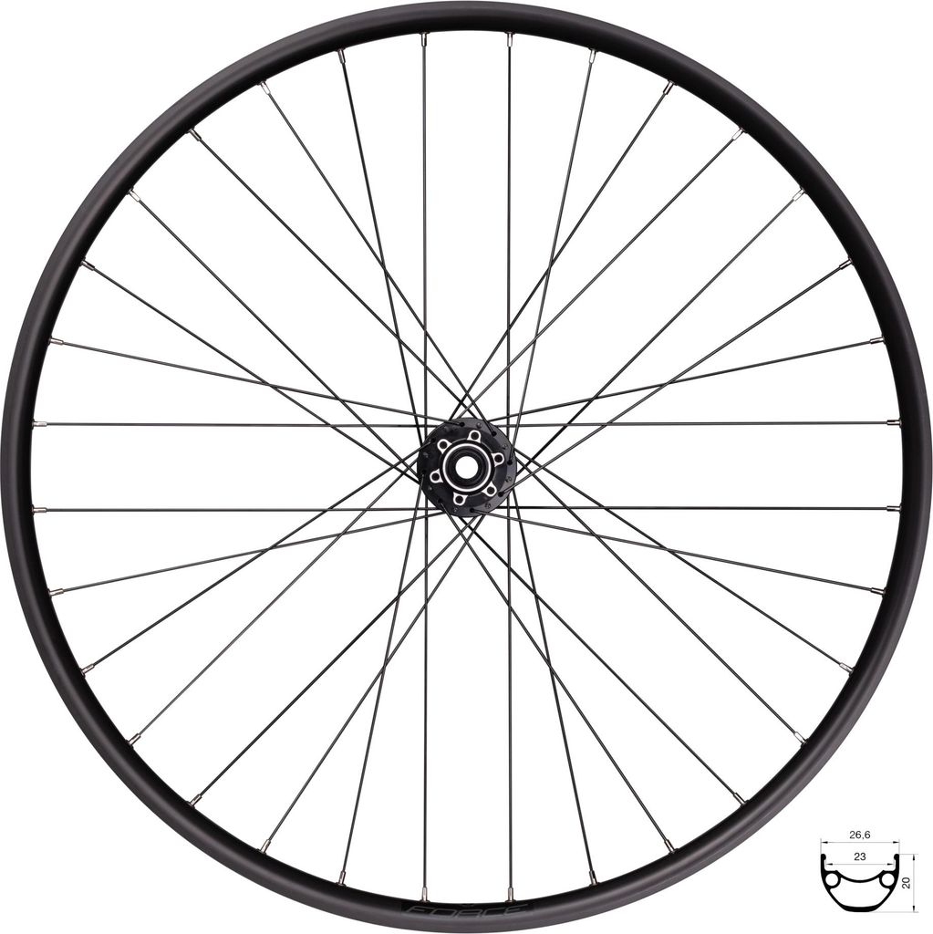 Predné koleso FORCE 29" DISC 622x23 pre priechodnú os 15 Obrázok produktu 