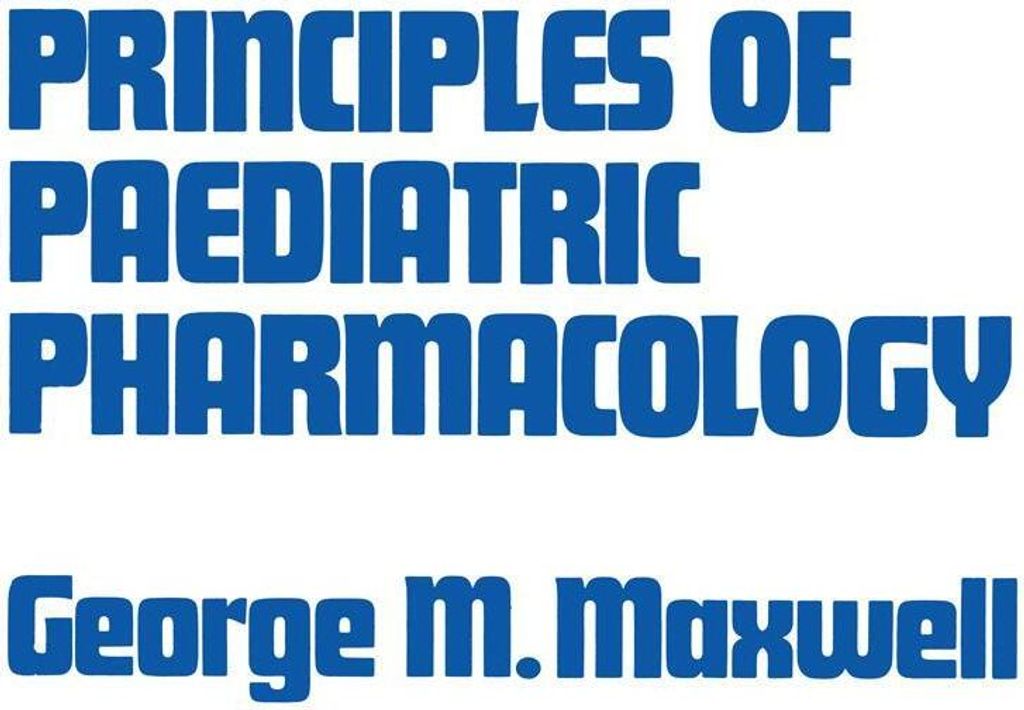 Principles of Paediatric Pharmacology