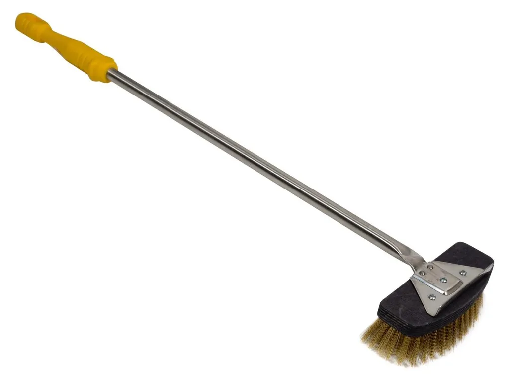 Brosse Laiton Four Pizza 70 cm : Éliminez les Résidus Brûlés Sans Rayer