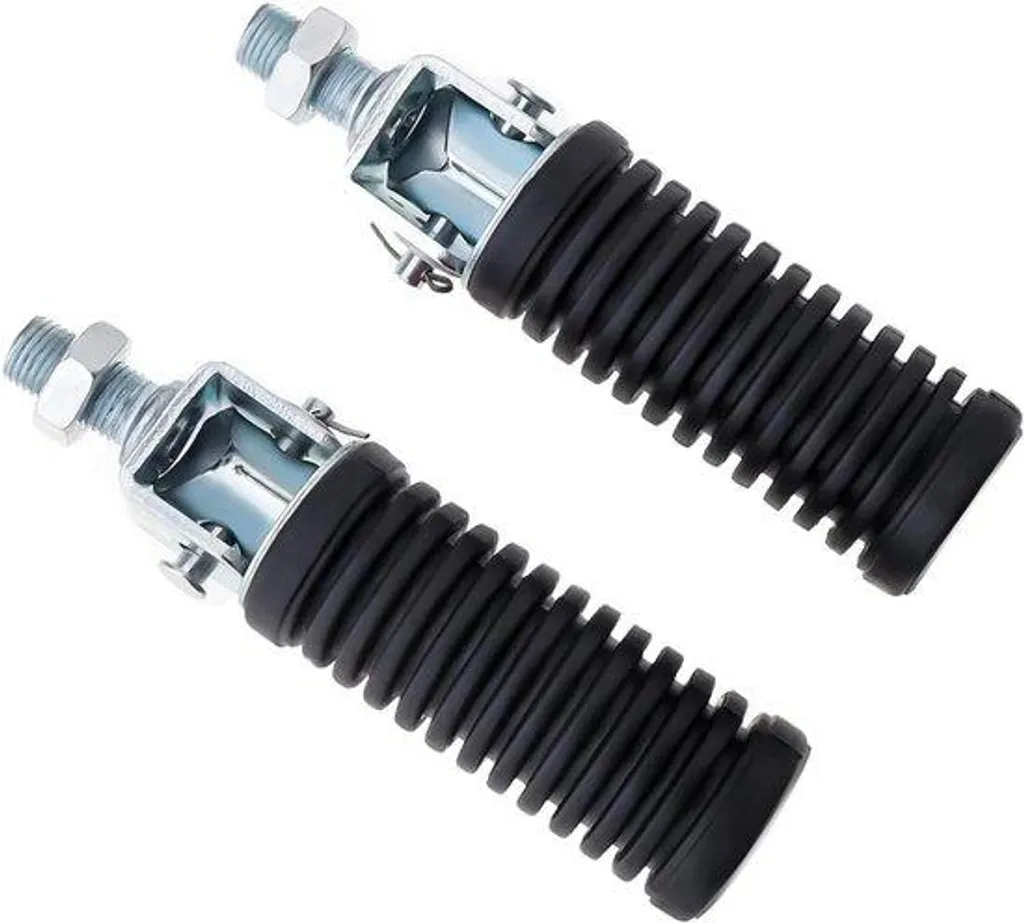 Repose-pieds moto pliables 10mm contre les glissements et l'encombrement