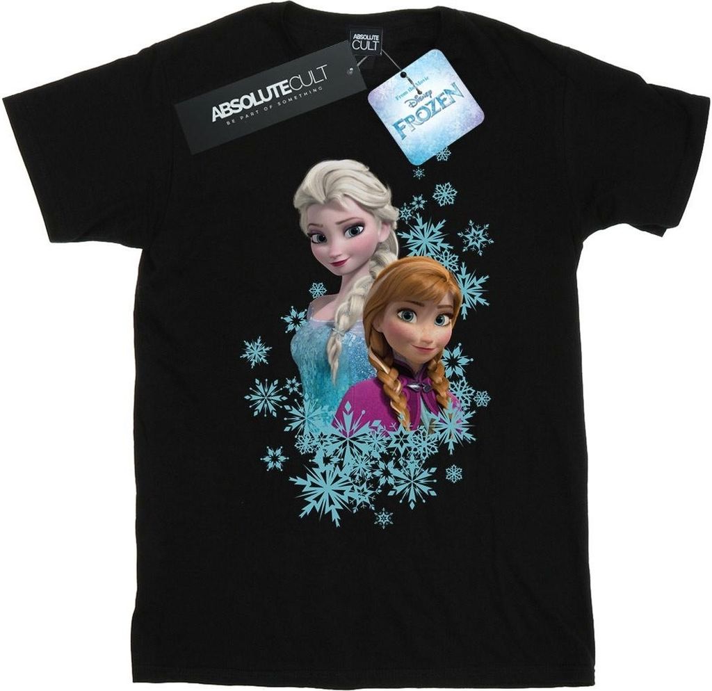 Disney - "Frozen" T-Shirt für Damen BI24885 (L) (Schwarz)